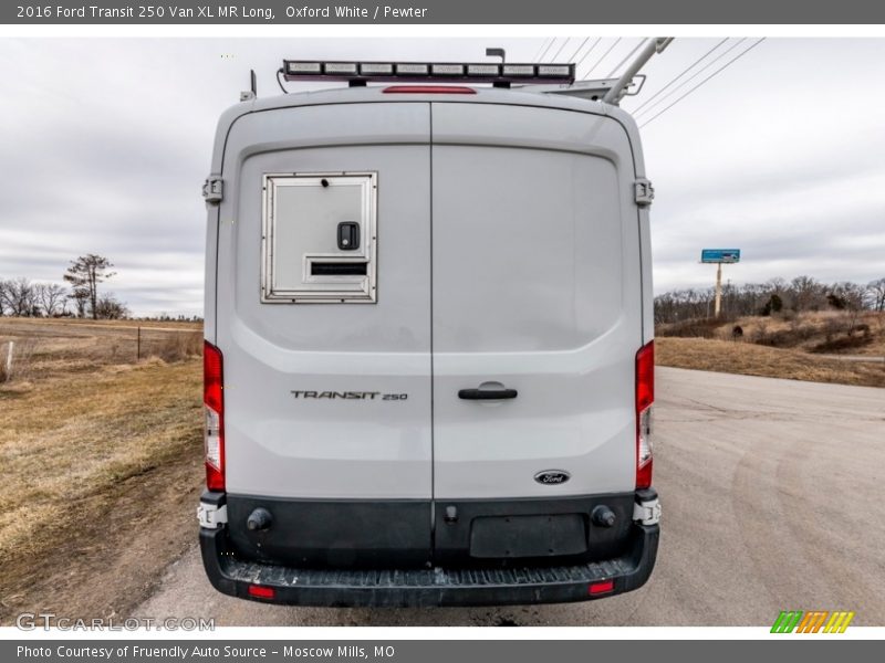 Oxford White / Pewter 2016 Ford Transit 250 Van XL MR Long