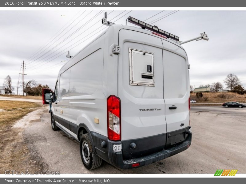 Oxford White / Pewter 2016 Ford Transit 250 Van XL MR Long