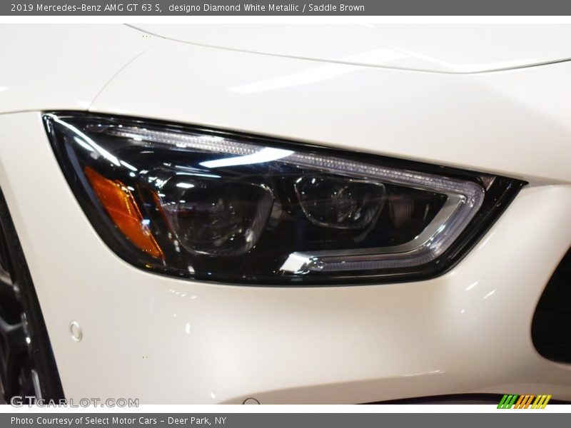 designo Diamond White Metallic / Saddle Brown 2019 Mercedes-Benz AMG GT 63 S
