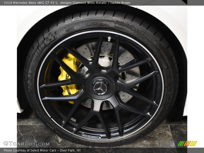 designo Diamond White Metallic / Saddle Brown 2019 Mercedes-Benz AMG GT 63 S