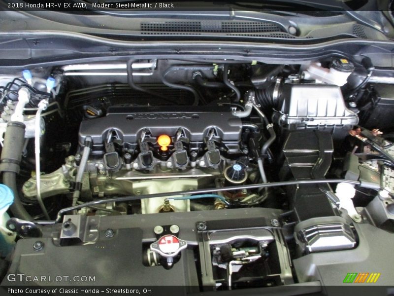 Modern Steel Metallic / Black 2018 Honda HR-V EX AWD