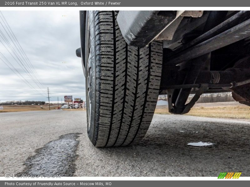 Oxford White / Pewter 2016 Ford Transit 250 Van XL MR Long