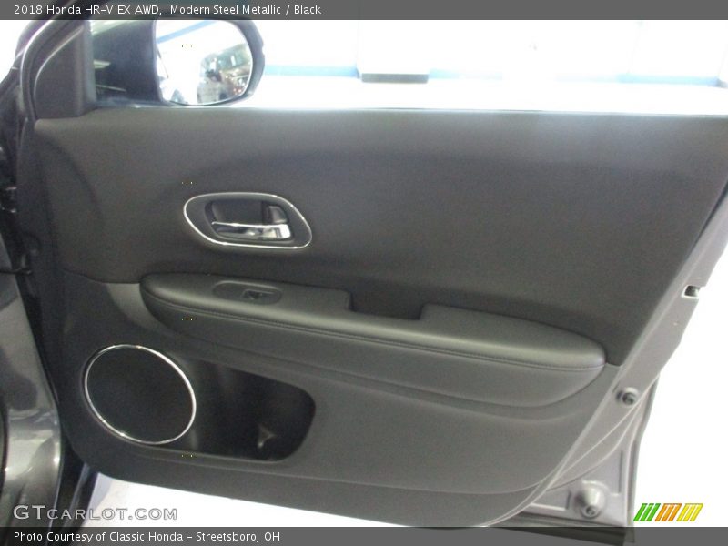 Modern Steel Metallic / Black 2018 Honda HR-V EX AWD