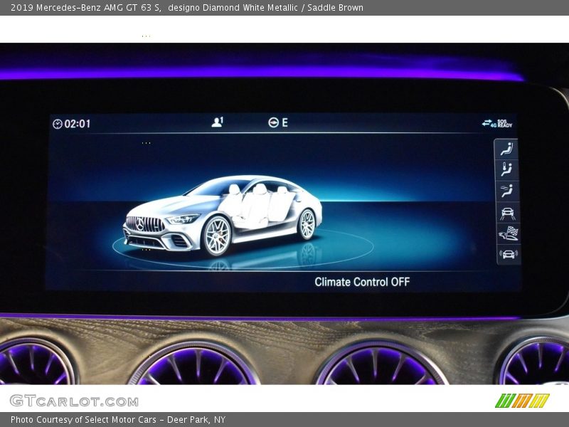 designo Diamond White Metallic / Saddle Brown 2019 Mercedes-Benz AMG GT 63 S
