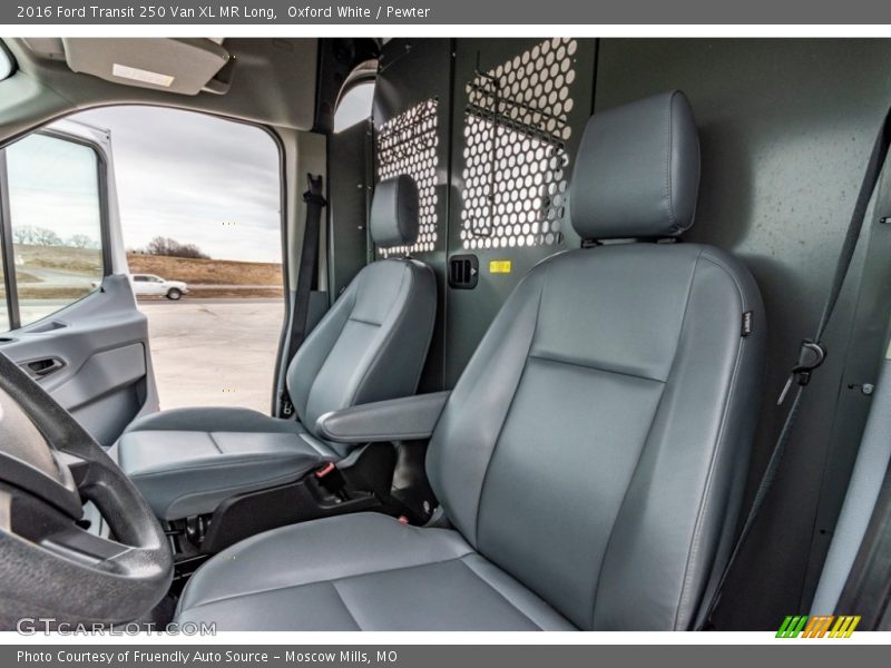 Front Seat of 2016 Transit 250 Van XL MR Long