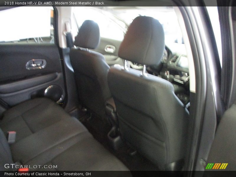 Modern Steel Metallic / Black 2018 Honda HR-V EX AWD