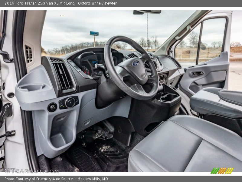  2016 Transit 250 Van XL MR Long Pewter Interior