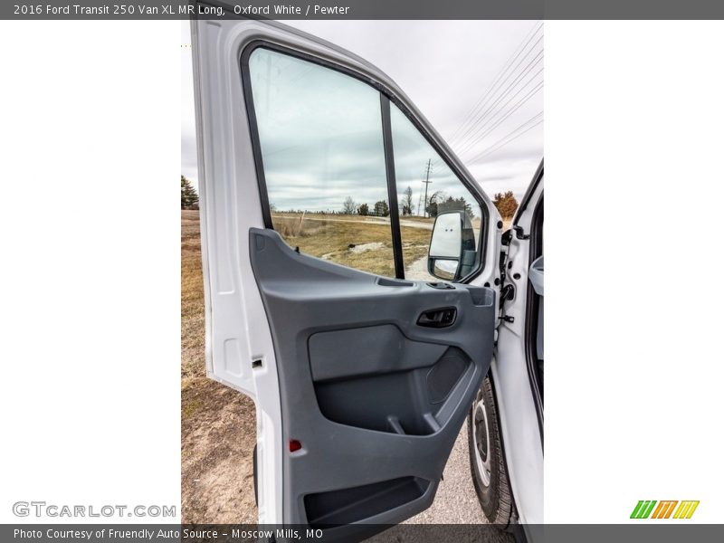 Oxford White / Pewter 2016 Ford Transit 250 Van XL MR Long