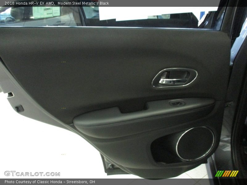 Modern Steel Metallic / Black 2018 Honda HR-V EX AWD