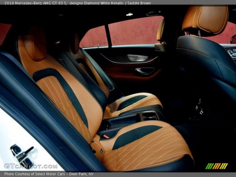 designo Diamond White Metallic / Saddle Brown 2019 Mercedes-Benz AMG GT 63 S
