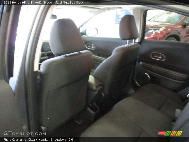 Modern Steel Metallic / Black 2018 Honda HR-V EX AWD