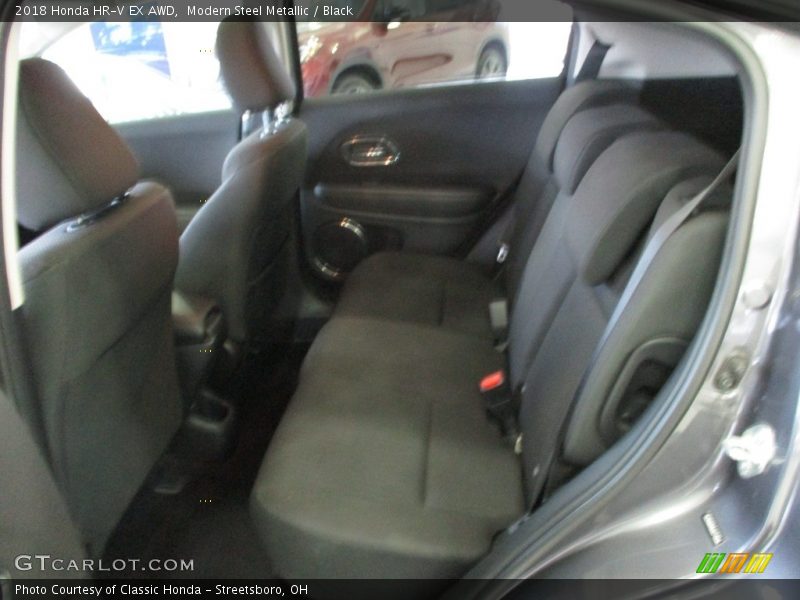 Modern Steel Metallic / Black 2018 Honda HR-V EX AWD
