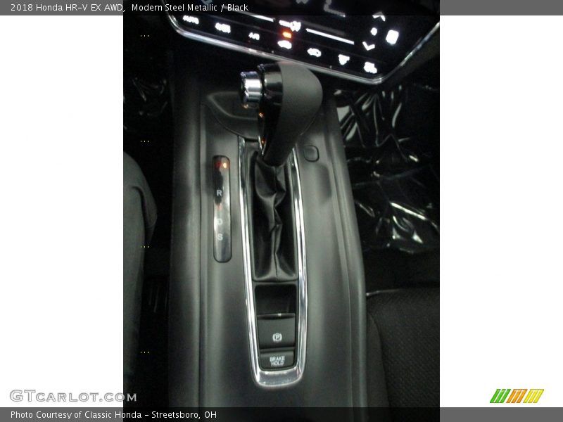 Modern Steel Metallic / Black 2018 Honda HR-V EX AWD