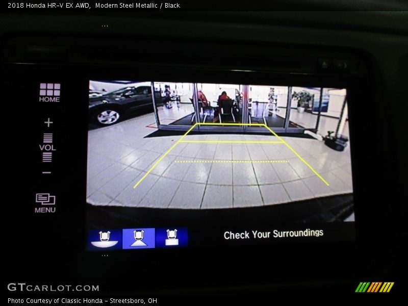 Modern Steel Metallic / Black 2018 Honda HR-V EX AWD