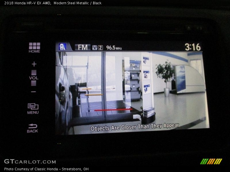 Modern Steel Metallic / Black 2018 Honda HR-V EX AWD