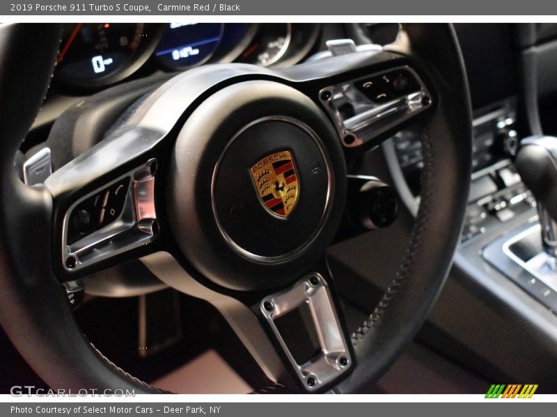 Carmine Red / Black 2019 Porsche 911 Turbo S Coupe