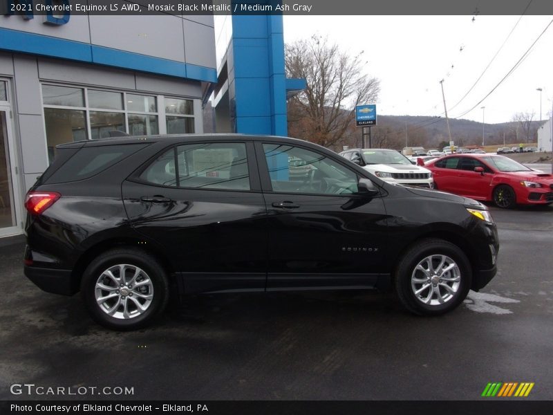 Mosaic Black Metallic / Medium Ash Gray 2021 Chevrolet Equinox LS AWD