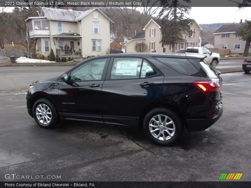 Mosaic Black Metallic / Medium Ash Gray 2021 Chevrolet Equinox LS AWD