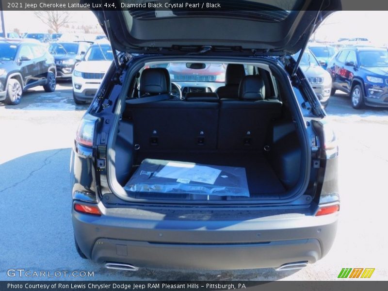 Diamond Black Crystal Pearl / Black 2021 Jeep Cherokee Latitude Lux 4x4