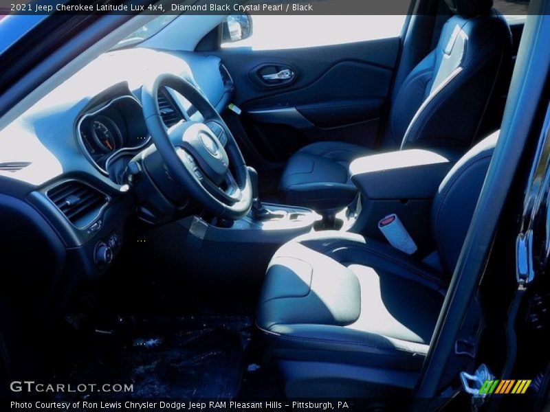 Diamond Black Crystal Pearl / Black 2021 Jeep Cherokee Latitude Lux 4x4