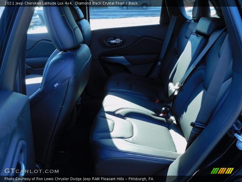 Diamond Black Crystal Pearl / Black 2021 Jeep Cherokee Latitude Lux 4x4