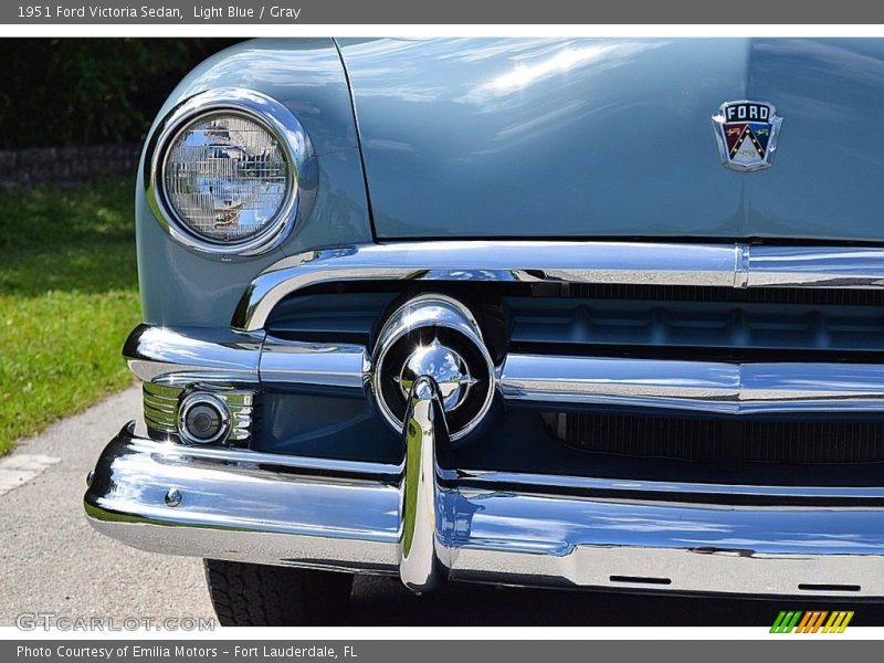 Light Blue / Gray 1951 Ford Victoria Sedan