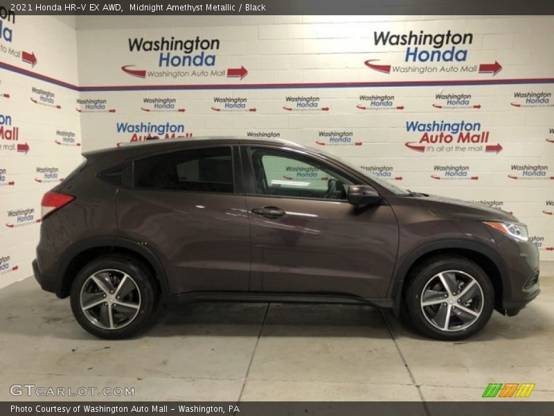 Midnight Amethyst Metallic / Black 2021 Honda HR-V EX AWD