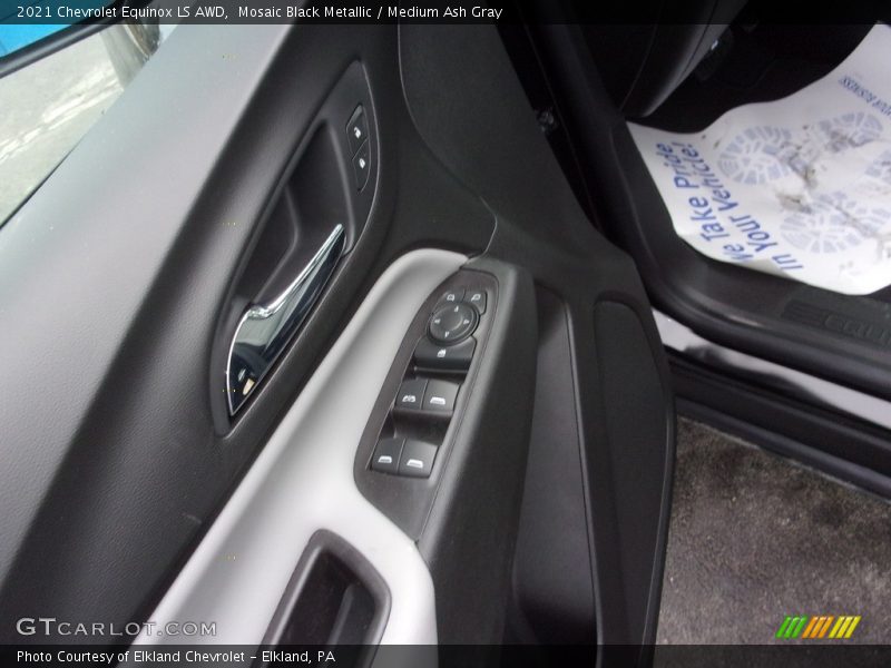 Mosaic Black Metallic / Medium Ash Gray 2021 Chevrolet Equinox LS AWD