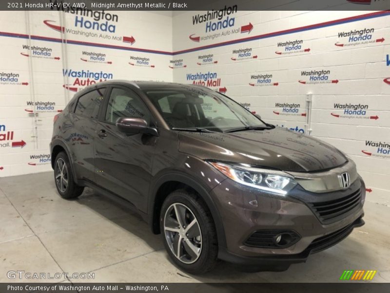 Midnight Amethyst Metallic / Black 2021 Honda HR-V EX AWD