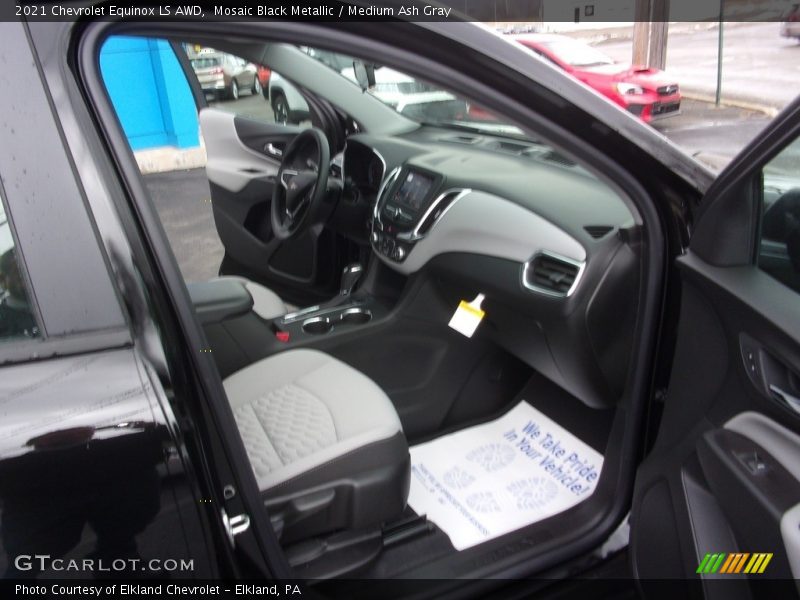 Mosaic Black Metallic / Medium Ash Gray 2021 Chevrolet Equinox LS AWD