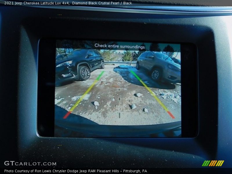 Diamond Black Crystal Pearl / Black 2021 Jeep Cherokee Latitude Lux 4x4