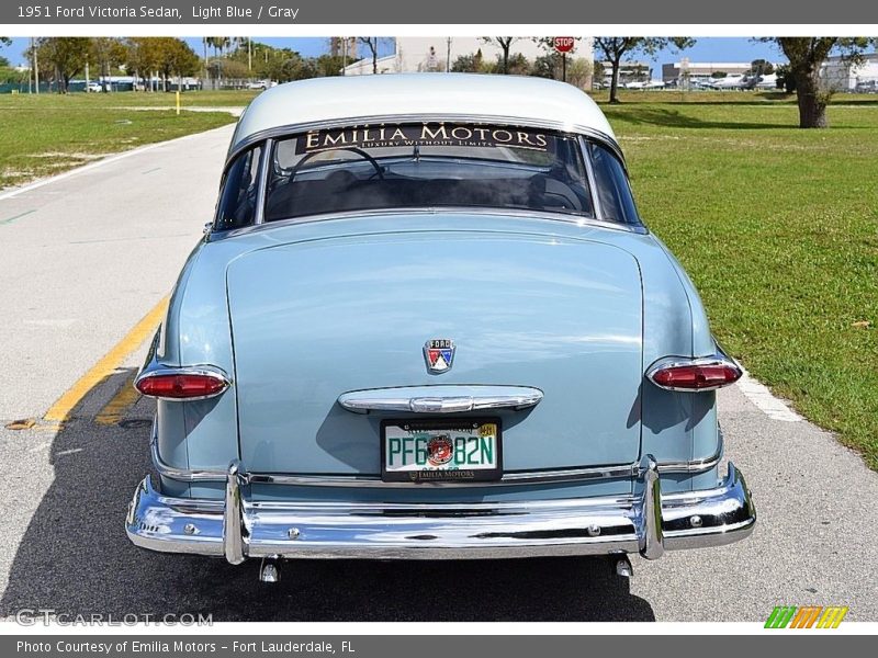 Light Blue / Gray 1951 Ford Victoria Sedan