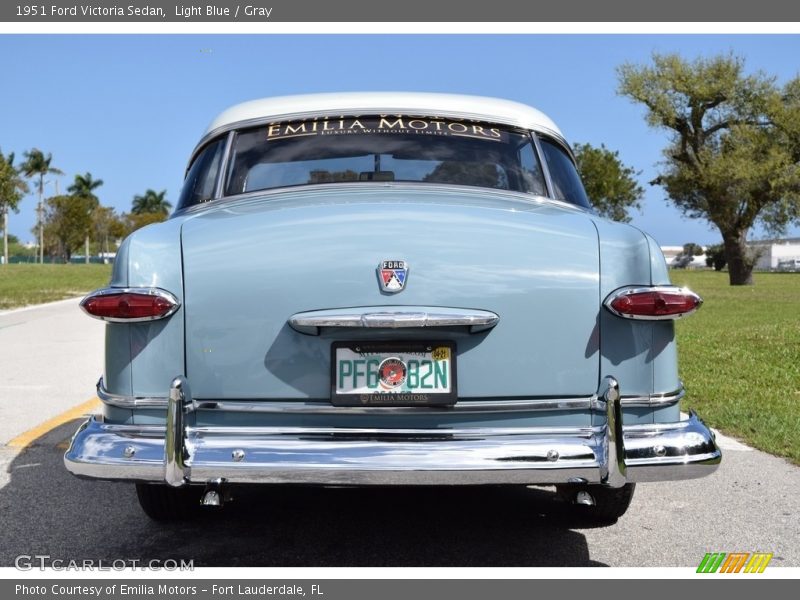 Light Blue / Gray 1951 Ford Victoria Sedan