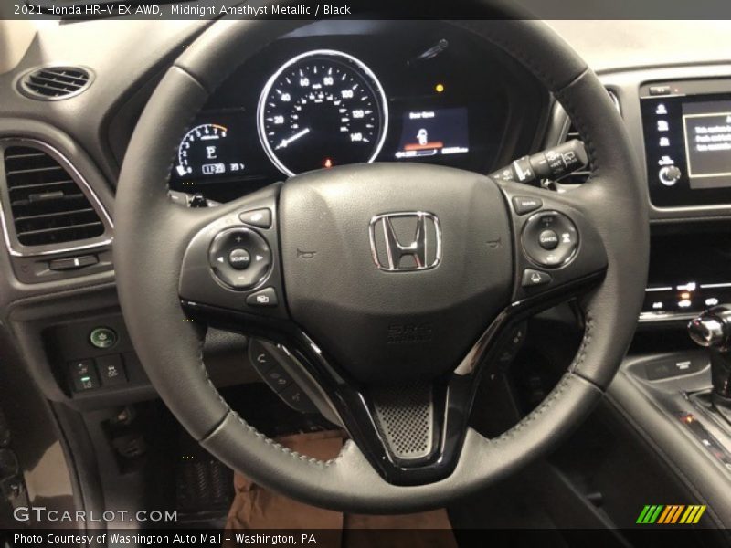 Midnight Amethyst Metallic / Black 2021 Honda HR-V EX AWD