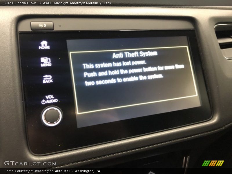 Midnight Amethyst Metallic / Black 2021 Honda HR-V EX AWD