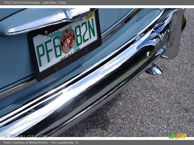 Light Blue / Gray 1951 Ford Victoria Sedan
