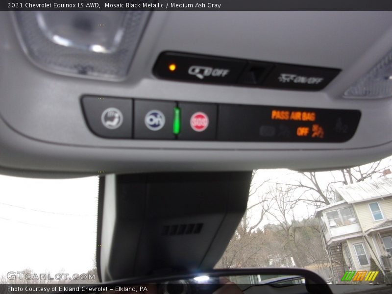 Mosaic Black Metallic / Medium Ash Gray 2021 Chevrolet Equinox LS AWD