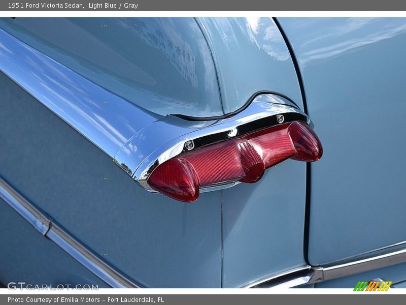 Light Blue / Gray 1951 Ford Victoria Sedan