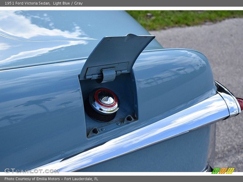 Light Blue / Gray 1951 Ford Victoria Sedan