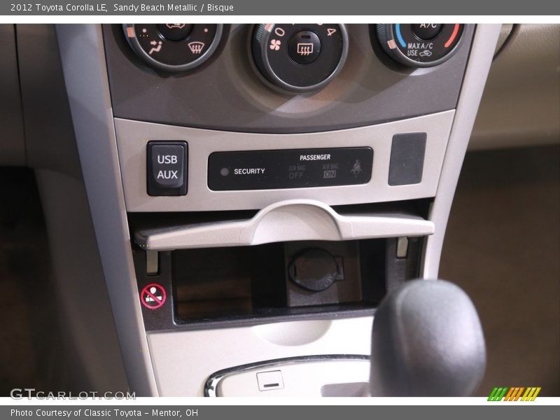 Sandy Beach Metallic / Bisque 2012 Toyota Corolla LE