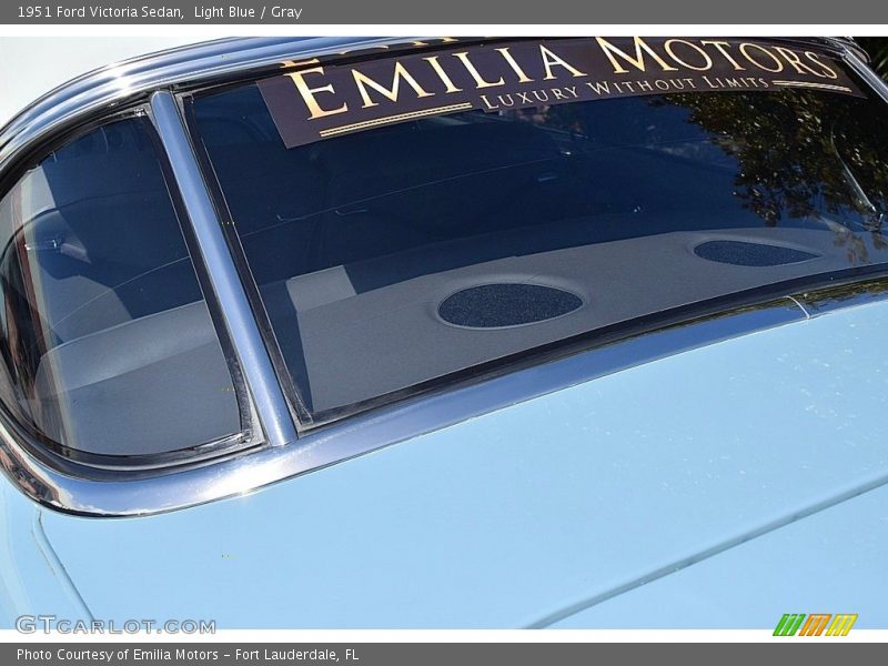 Light Blue / Gray 1951 Ford Victoria Sedan