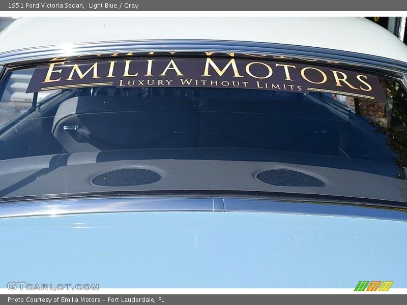 Light Blue / Gray 1951 Ford Victoria Sedan