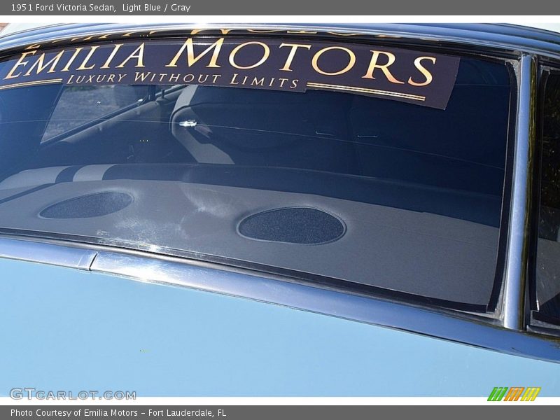 Light Blue / Gray 1951 Ford Victoria Sedan
