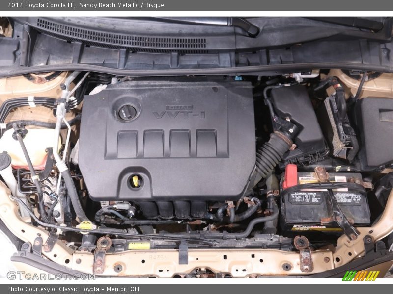 Sandy Beach Metallic / Bisque 2012 Toyota Corolla LE