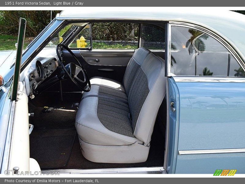 Front Seat of 1951 Victoria Sedan