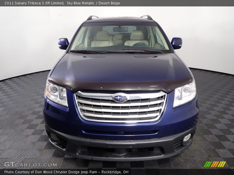 Sky Blue Metallic / Desert Beige 2011 Subaru Tribeca 3.6R Limited