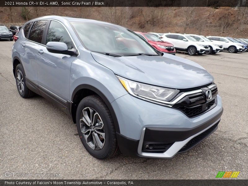 Front 3/4 View of 2021 CR-V EX-L AWD