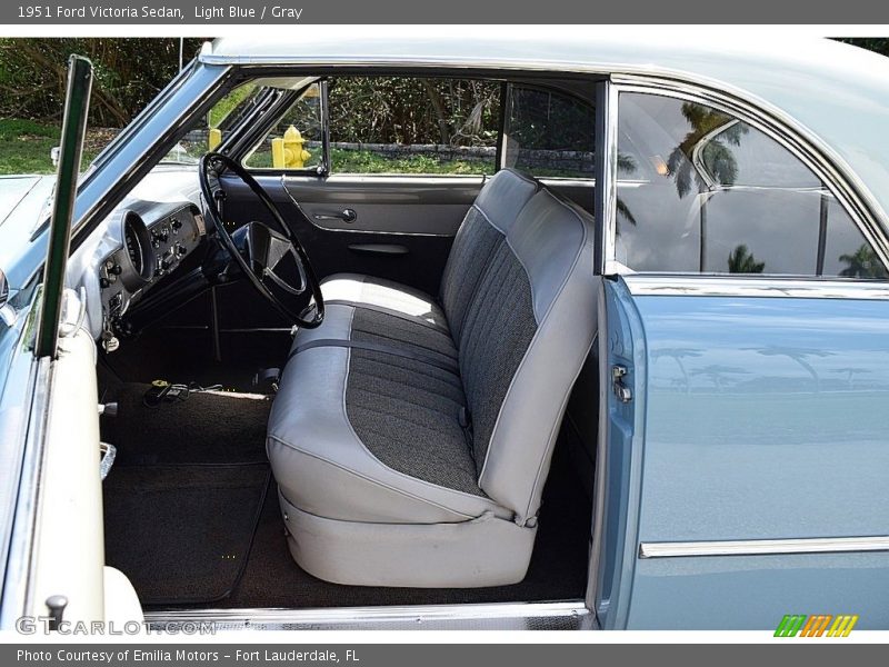 Front Seat of 1951 Victoria Sedan