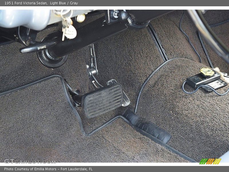 Controls of 1951 Victoria Sedan