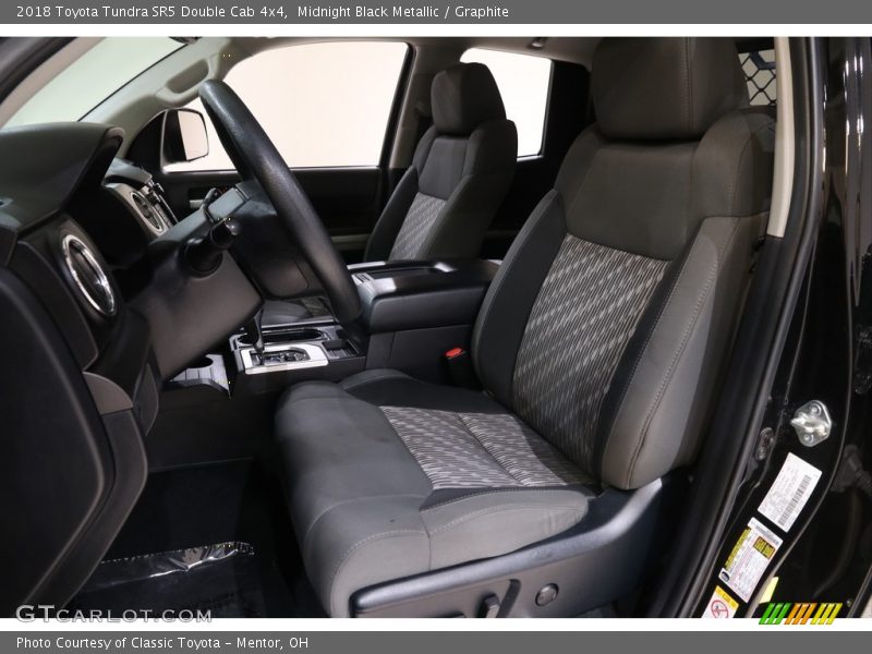 Midnight Black Metallic / Graphite 2018 Toyota Tundra SR5 Double Cab 4x4